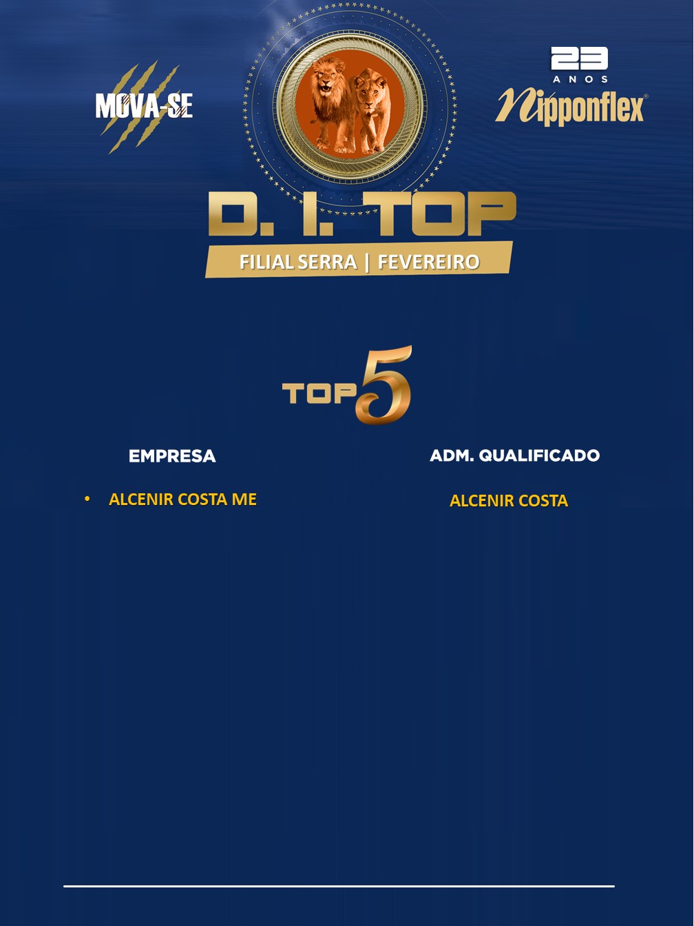 D.I. TOP FEVEREIRO 2023 - 02. SERRA