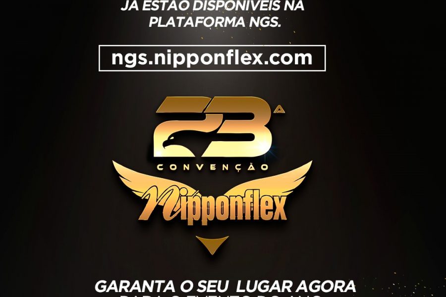 Começou em 01/11 a venda dos Convites para a 23ª Convenção Nipponflex