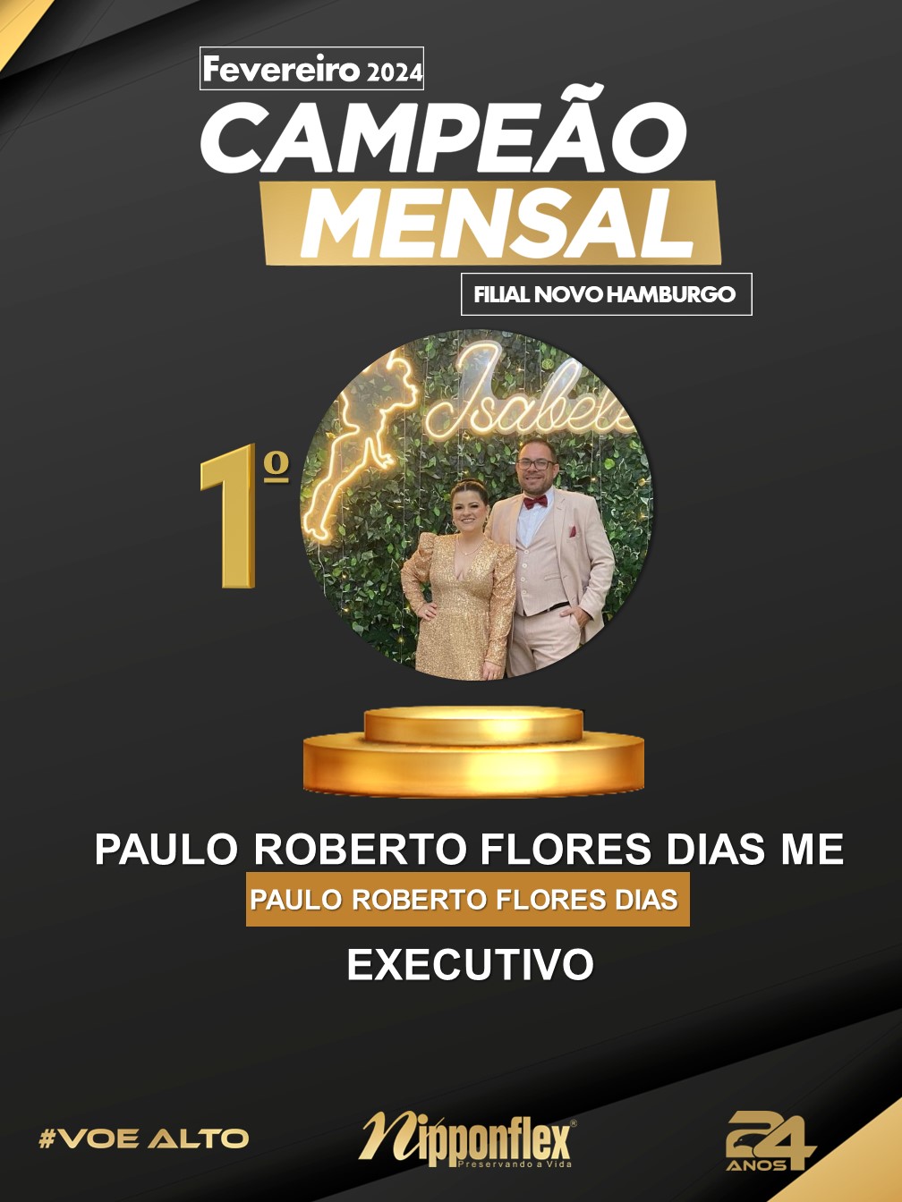 CAMPEÃO FEVEREIRO 2024 - 16. NOVO HAMBURGO