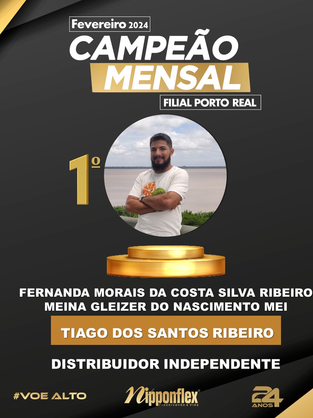 CAMPEÃO FEVEREIRO 2024 - 28. PORTO REAL