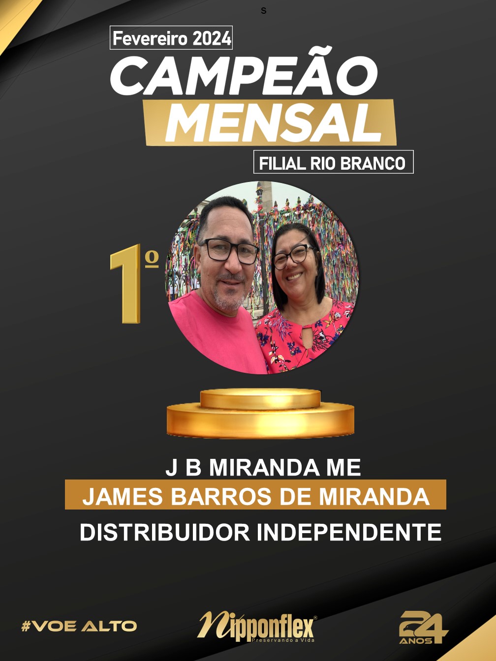 CAMPEÃO FEVEREIRO 2024 - 33. RIO BRANCO