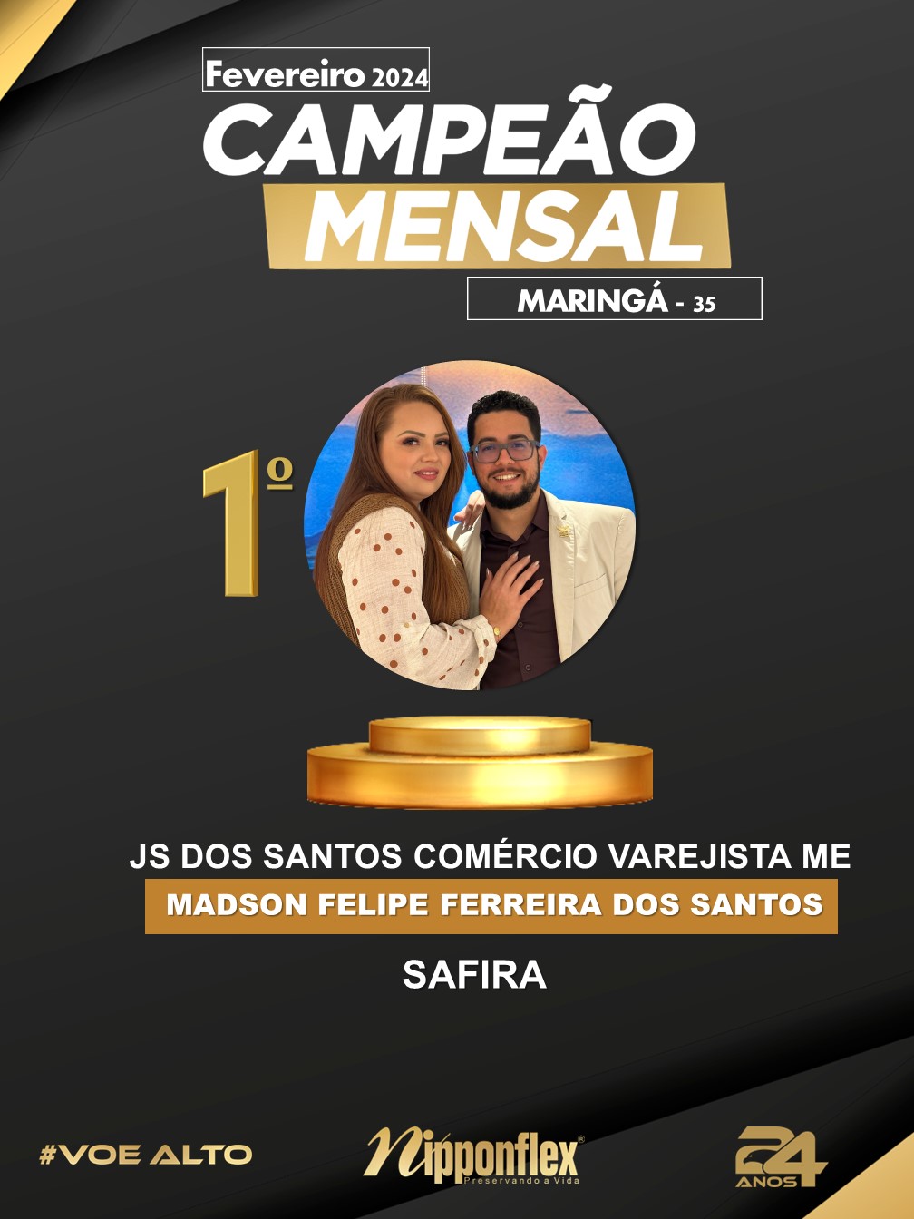 CAMPEÃO FEVEREIRO 2024 - 35. MARINGA
