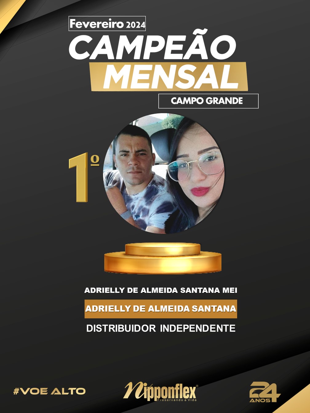 CAMPEÃO FEVEREIRO 2024 - 37. CAMPO GRANDE